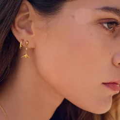 Øreringe|Maanesten Adella Øreringe