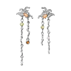 Øreringe|Maanesten Blaze Øreringe