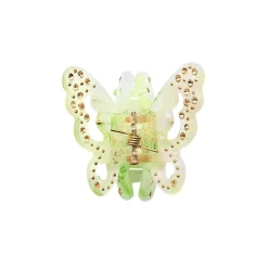 Hårklemmer|Maanesten Butterfly Harklemme Lime