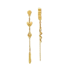 Øreringe|Maanesten Delfine Øreringe