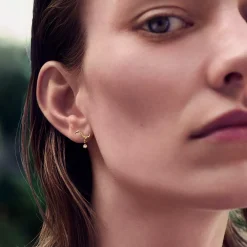 Øreringe|Maanesten Fiori Øreringe