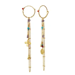 Øreringe|Maanesten Flickering Light Øreringe