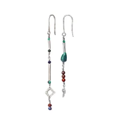 Øreringe|Maanesten Forget Me Not Øreringe