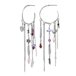 Øreringe|Maanesten Galathea Øreringe