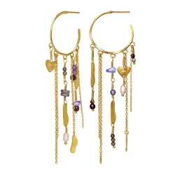 Øreringe|Maanesten Galathea Øreringe