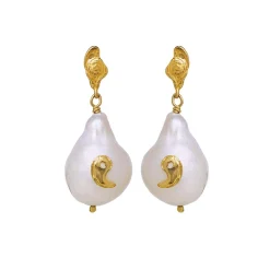 Øreringe|Maanesten Lucia Øreringe