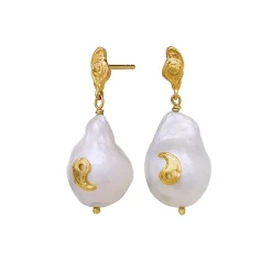 Øreringe|Maanesten Lucia Øreringe