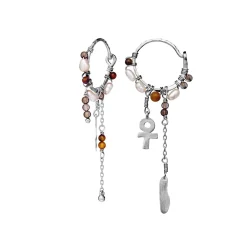 Øreringe|Maanesten Lyra Øreringe