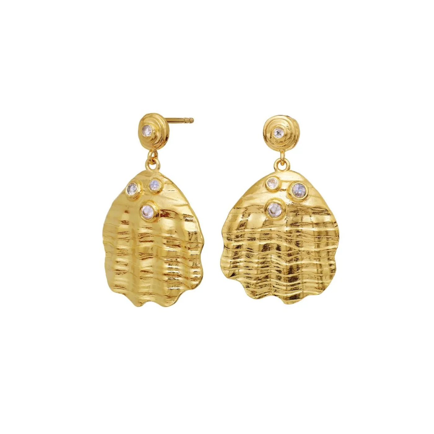 Øreringe|Maanesten Palma Øreringe