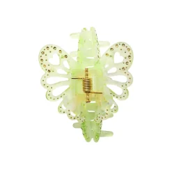 Hårklemmer|Maanesten Papillon Harklemme Lime