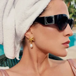 Øreringe|Maanesten Patti Øreringe