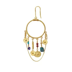 Øreringe|Maanesten Shadow Play Single Orering