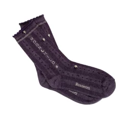 Strømper|Maanesten Spirit Strømper Plum