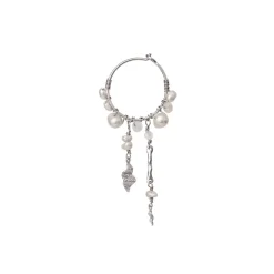 Øreringe|Maanesten Upcycled Silver Twig Single Orering