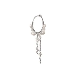 Øreringe|Maanesten Upcycled Silver Twig Single Orering