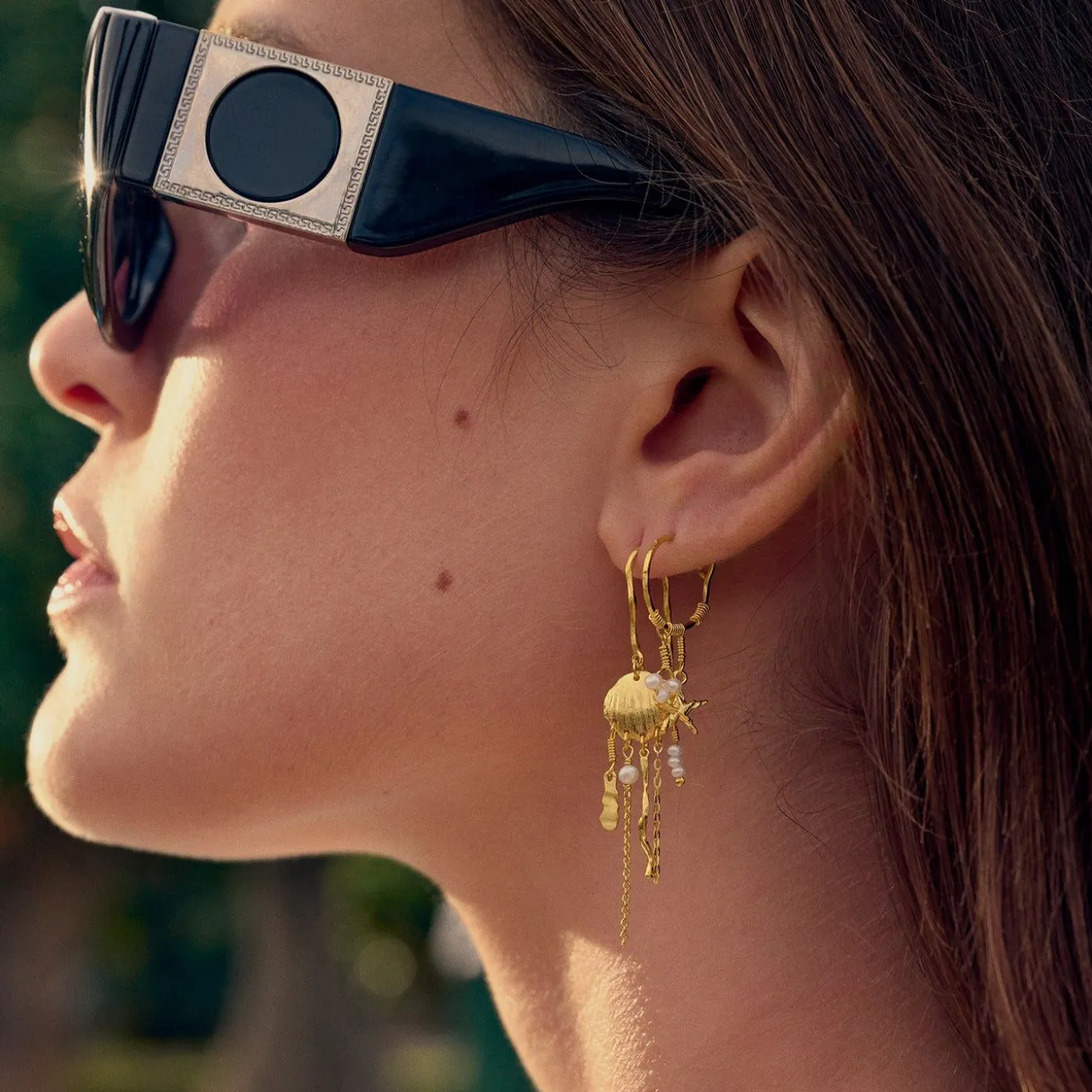 Øreringe|Maanesten Zale Øreringe