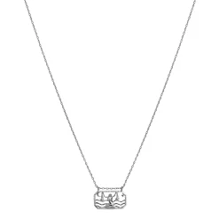 Halskaeder|Maanesten Zodiac Libra Halskaede 23. Sep - 22. Okt