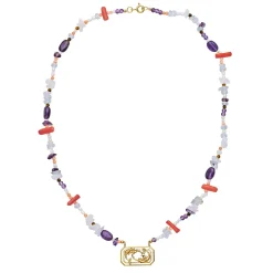 Halskaeder|Maanesten Zodiac Water Pisces Halskaede