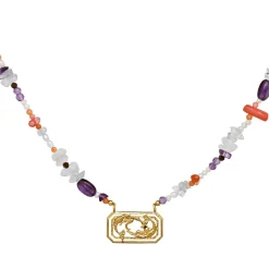 Halskaeder|Maanesten Zodiac Water Pisces Halskaede